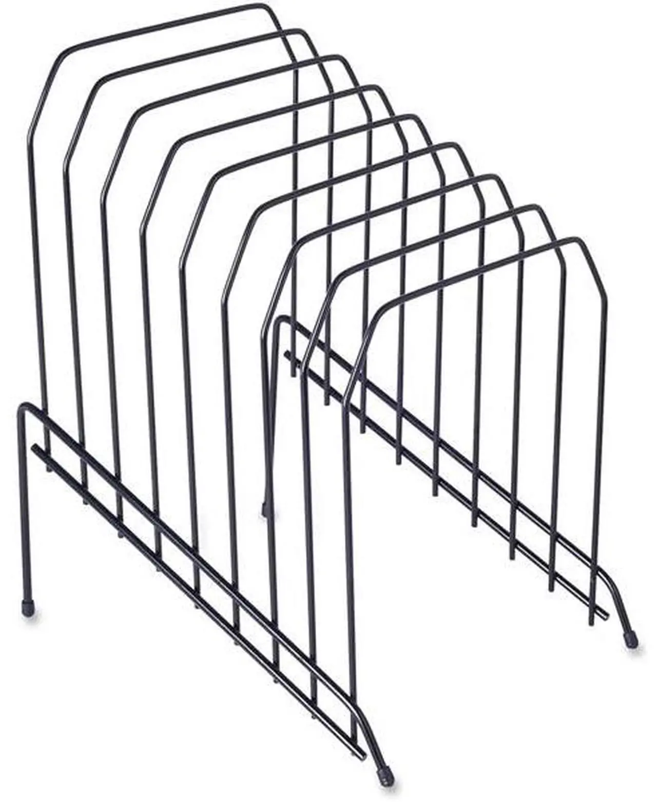 Main image of Lorell Wire File Sorter/Holder - 8 Divider(s) - Desktop - Black - Wire - 1Each  LLR80632