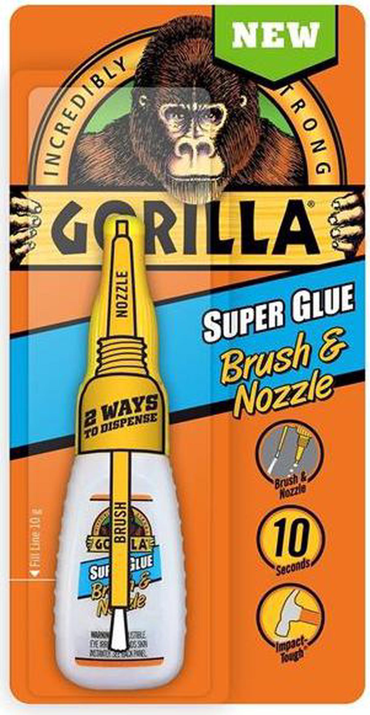Alt view image 4 of 20 - GORILLA GLUE 7500101 Construction Adhesive, Super Glue Brush & Nozzle Series,