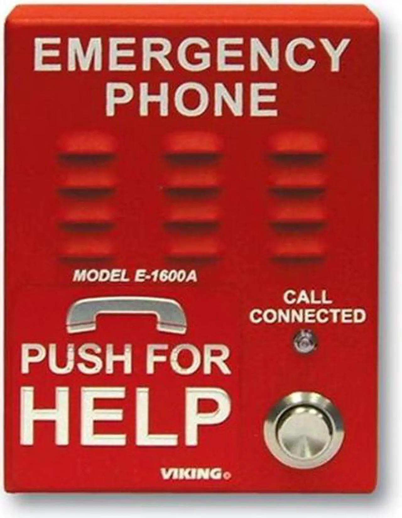 Alt view image 3 of 8 - Viking Electronics - E-1600A - Viking Electronics E-1600A Emergency Phone - Red
