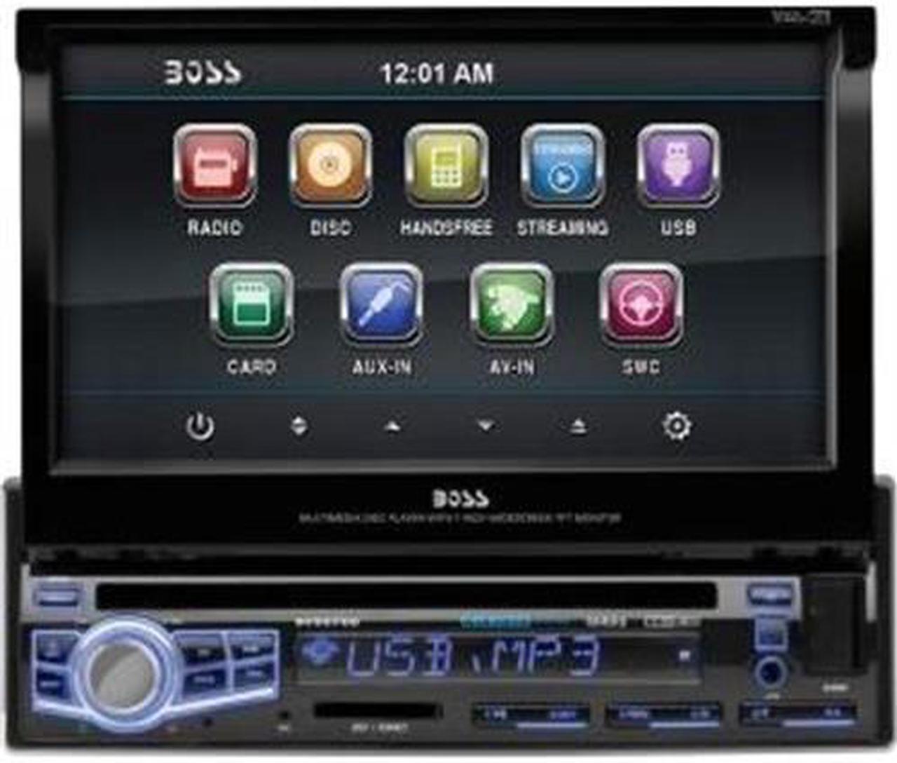 Alt view image 11 of 20 - Boss Audio BV9976B 7" Touchscreen Single-Din DVD w/ Bluetooth
