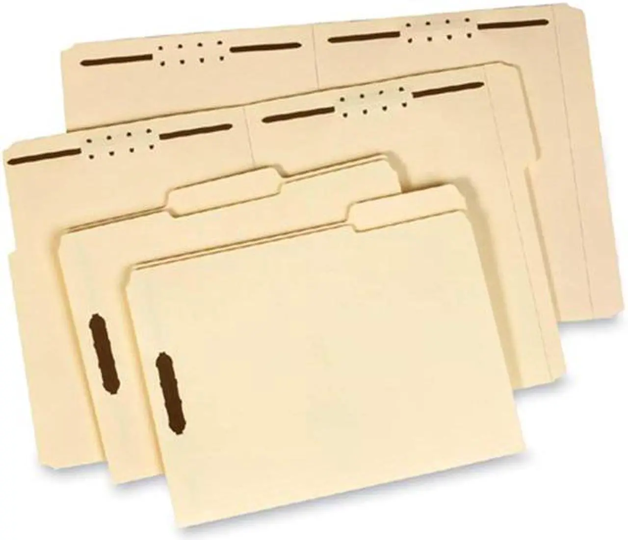 Alt view image 3 of 19 - Pendaflex Top Tab Fastener Folder 1/3 Cut Top Tab Letter 18 Point Manila 50/Box