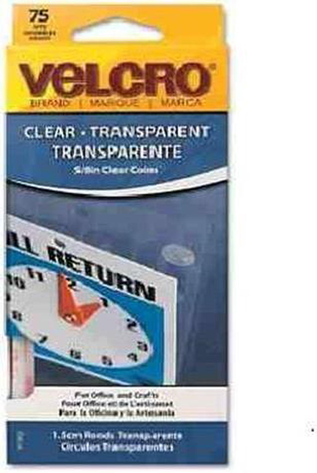 Alt view image 5 of 17 - Velcro 91302 Sticky-Back Hook & Loop Fasteners  5/8   Diameter Coins  Clear  75 per Pack