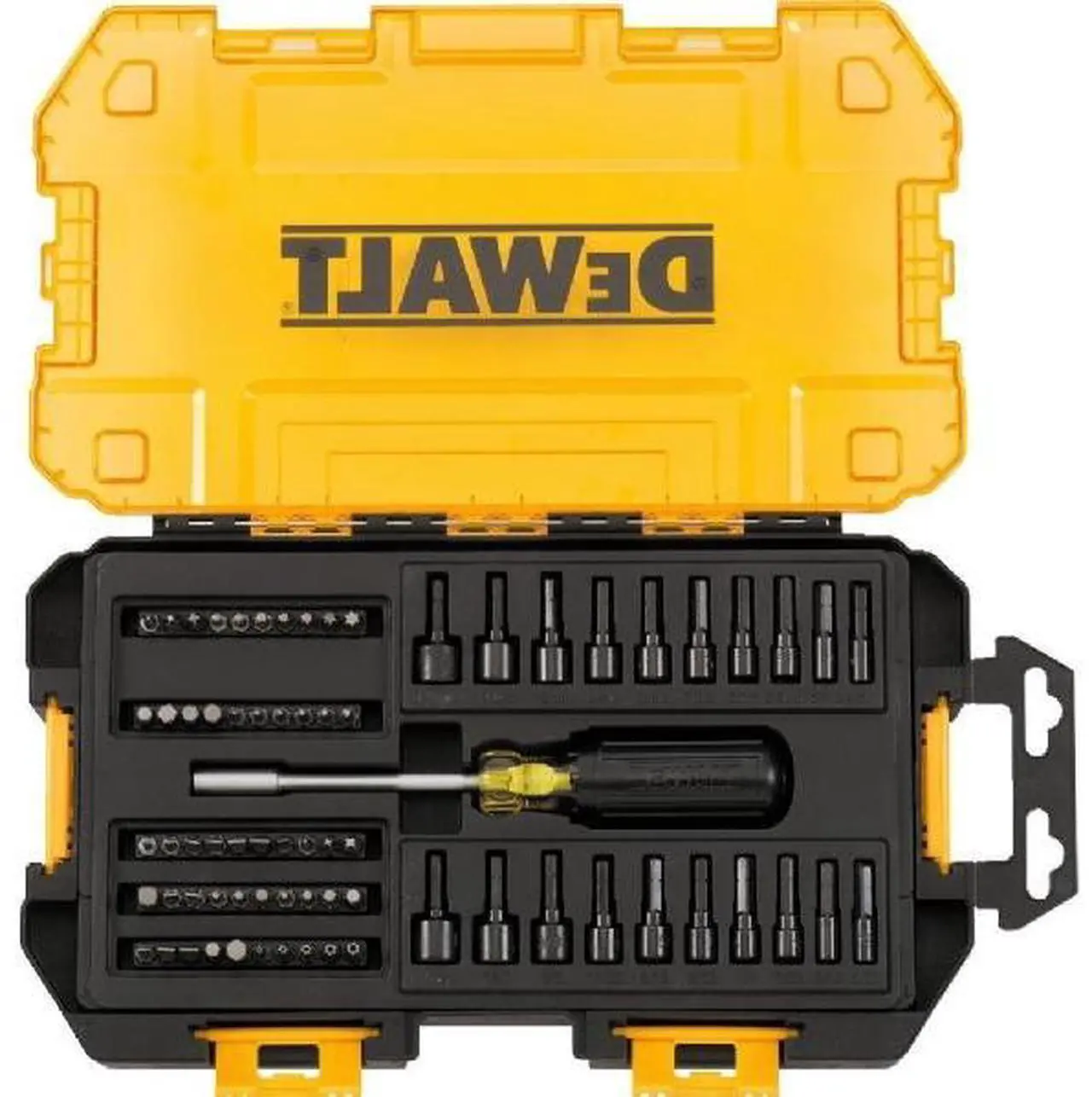 Alt view image 3 of 5 - DeWALT DWMT73808 Multi-Bit and Nut Driver Set Chrome