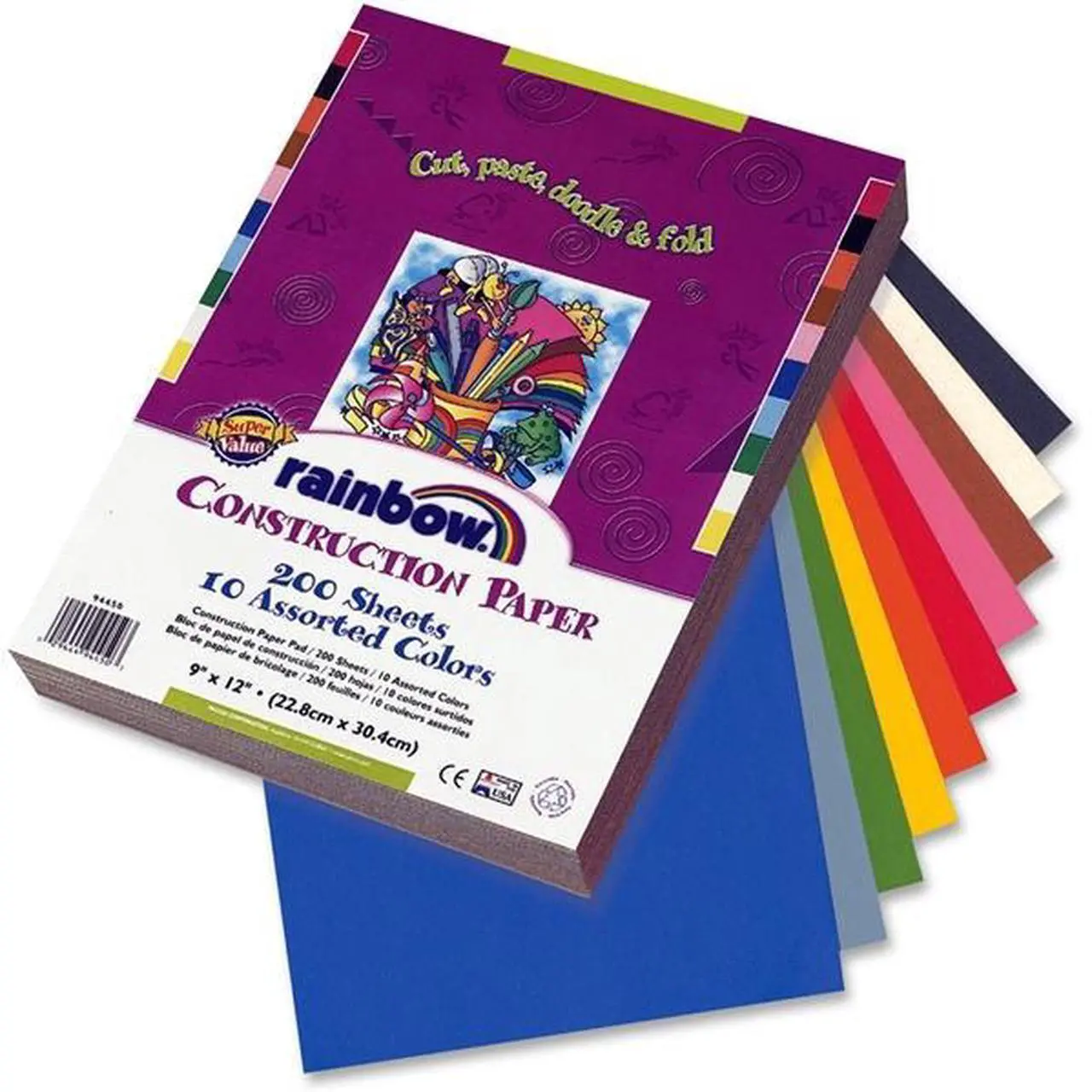 Alt view image 4 of 8 - Pacon Rainbow Super Value Construction Paper
