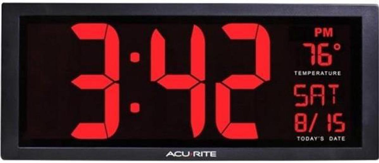 Alt view image 8 of 12 - CHANEY INSTRUMENTS 75127 AcuRite Digit 14.5 Wall Clock