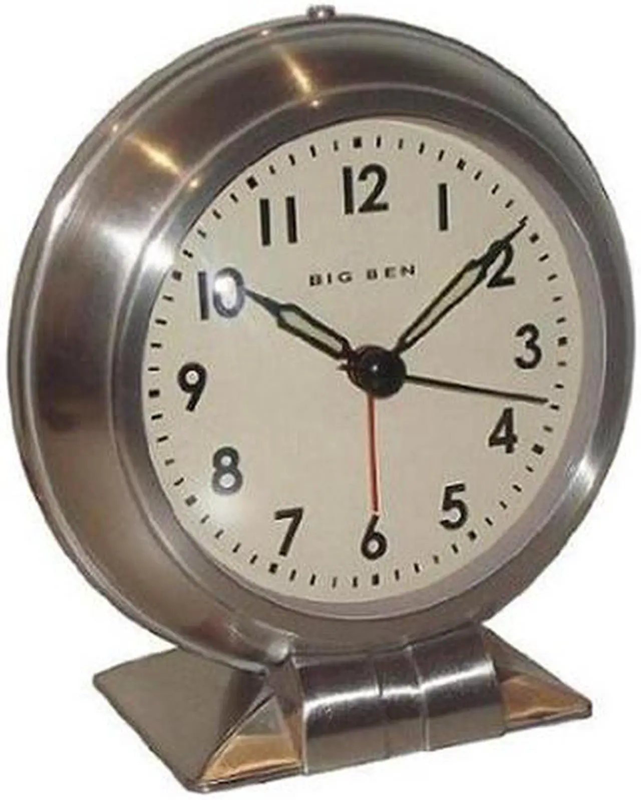 Main image of Westclox Big Ben Classic Alarm Clock, Silver (90010A)