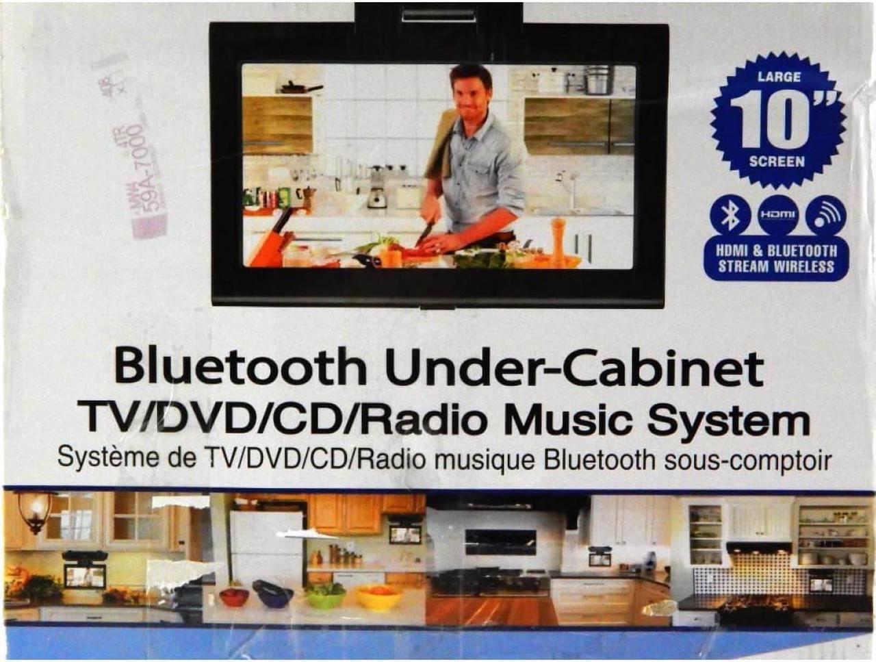 Alt view image 2 of 2 - Sylvania SKCR2706BT 10.2" Under Cabinet Kitchen TV with Built in DVD Player