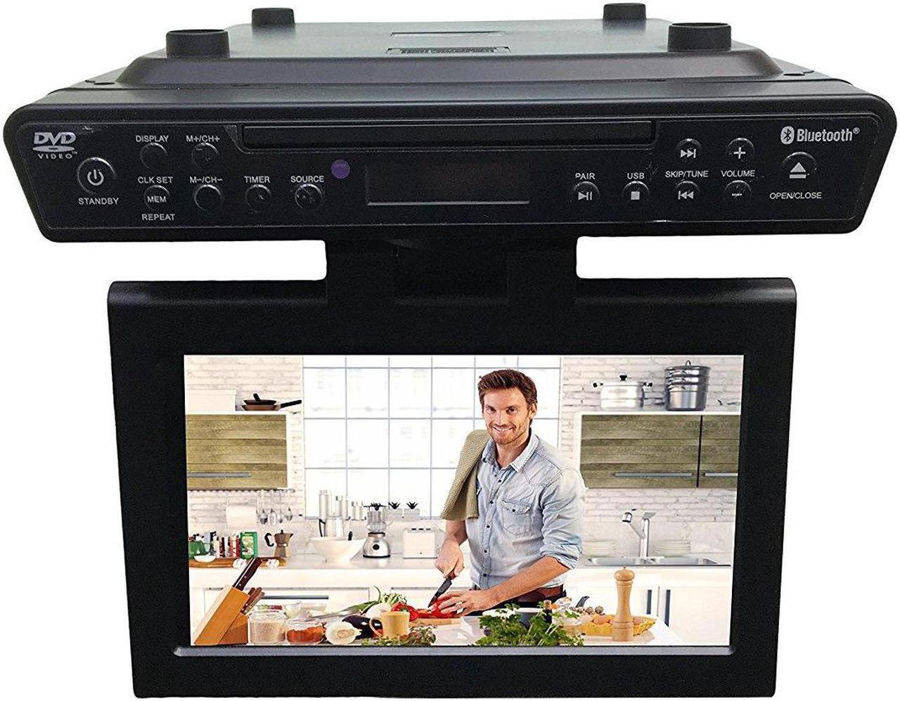 Main image of Sylvania SKCR2706BT 10.2" Under Cabinet Kitchen TV with Built in DVD Player