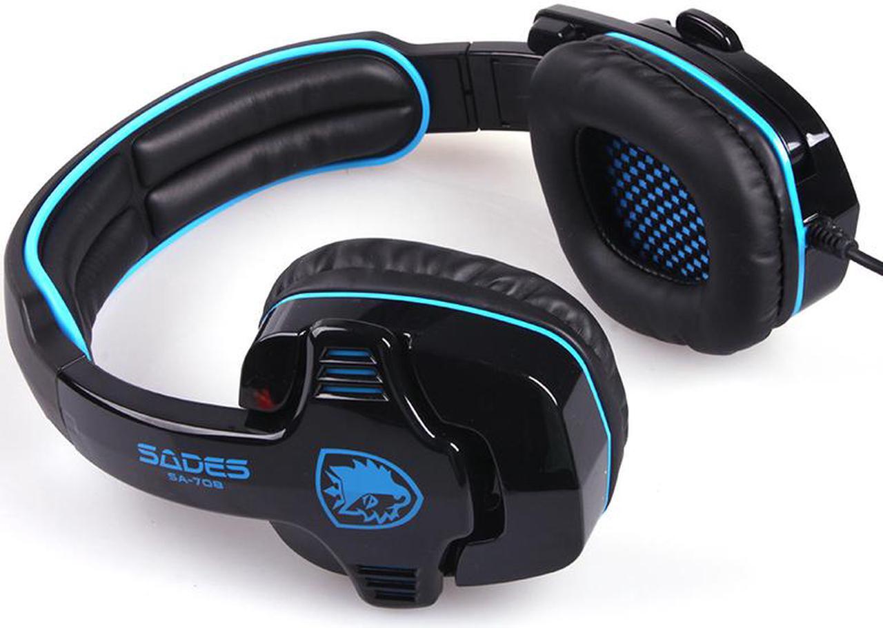 Alt view image 7 of 7 - Sades SA-708 Game Earphone Headset Headphone with Microphone for PC Computer Gaming