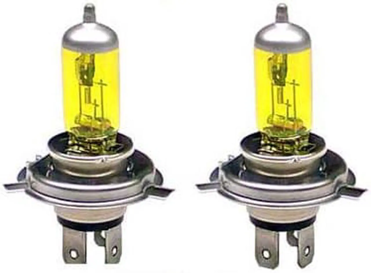 Alt view image 2 of 7 - GP Thunder H4 3500k Golden Yellow JDM Xenon Halogen Lights Bulbs -12V 60/55W Made in S. Korea
