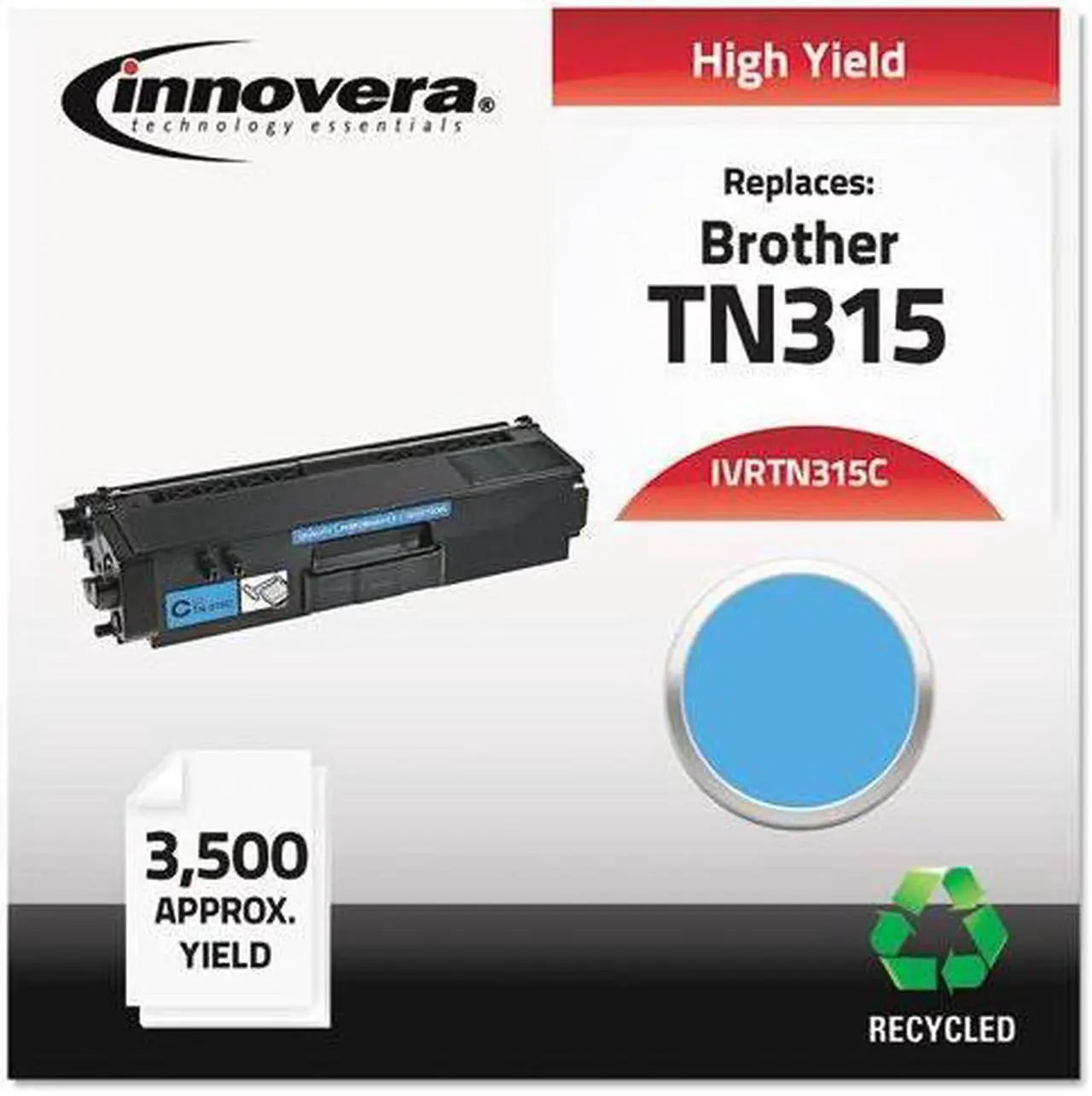 Alt view image 2 of 20 - Innovera Remanufactured TN315C Toner IVRTN315C