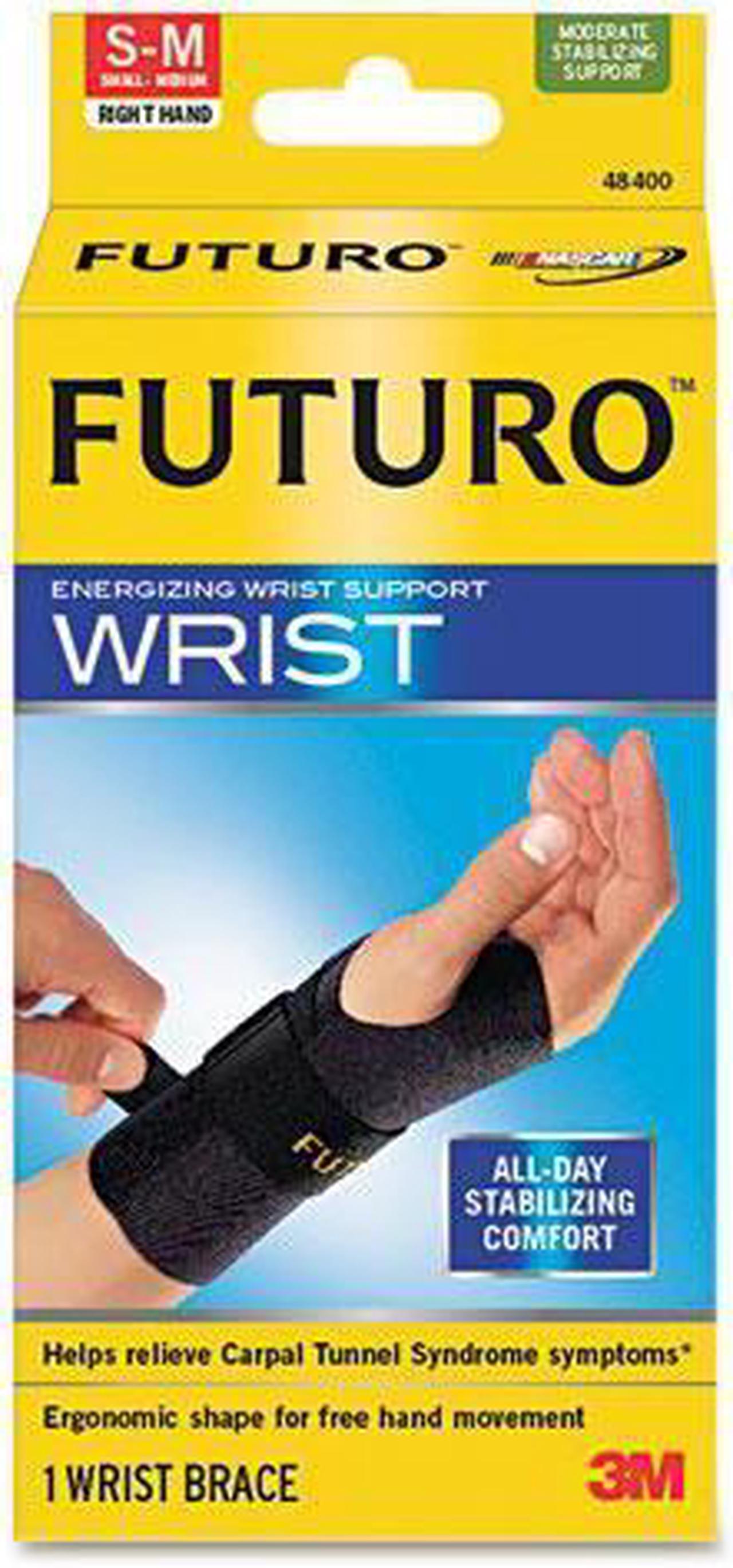 Alt view image 4 of 8 - Energizing Wrist Support, Small/Medium, Fits Right Wrists 5 1/2 - 6 3/4, Black