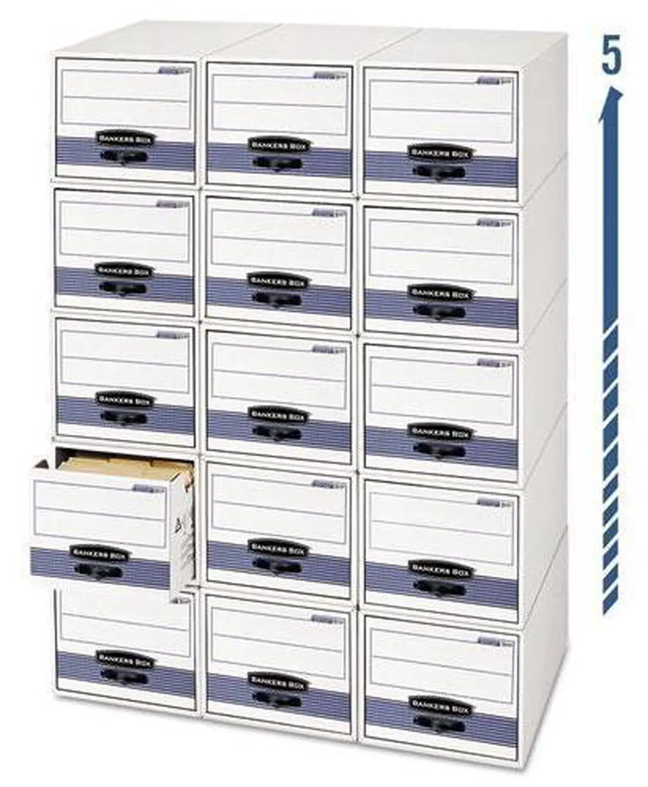 Alt view image 5 of 7 - Bankers Box Stor/Drawer Steel Plus - Card 12 EA/CT