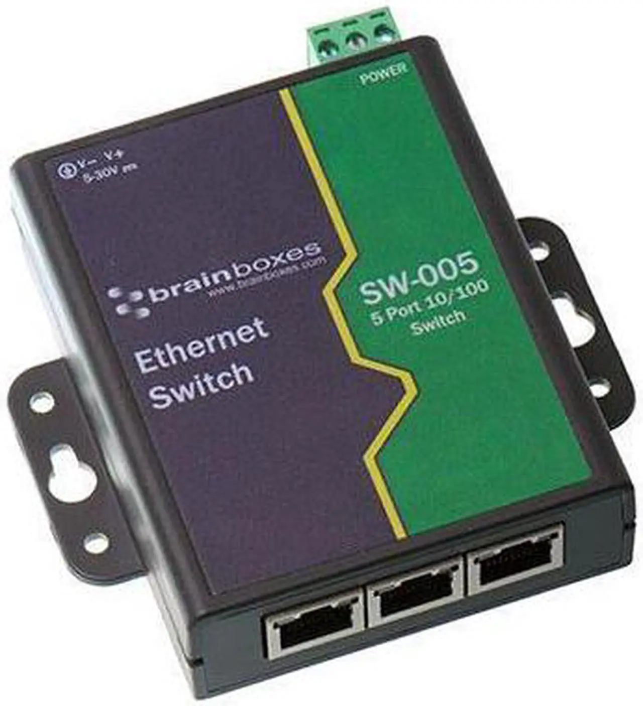Main image of Brainboxes SW-005 Unmanaged Ethernet Switch 5 Ports