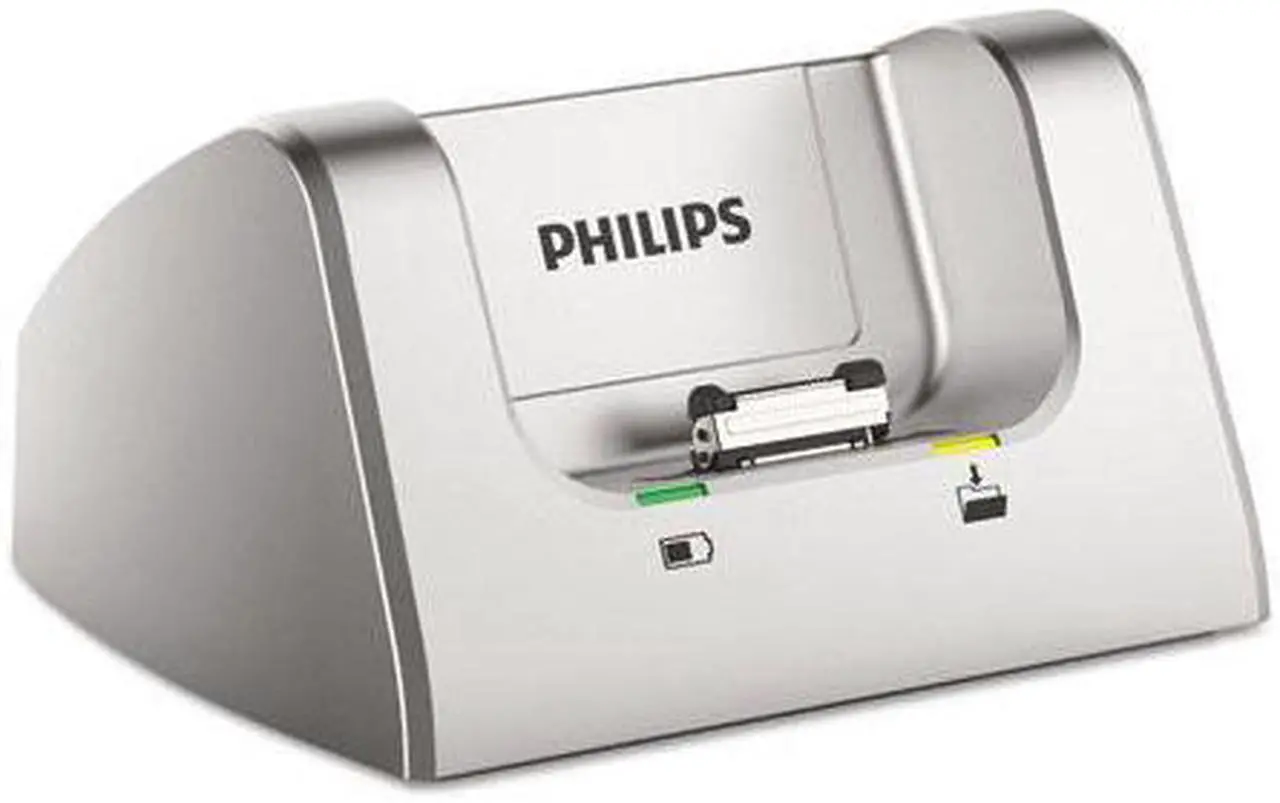 Main image of Philips - ACC8120 - Philips Pocket Memo Docking Station - Docking - Charging Capability, silver