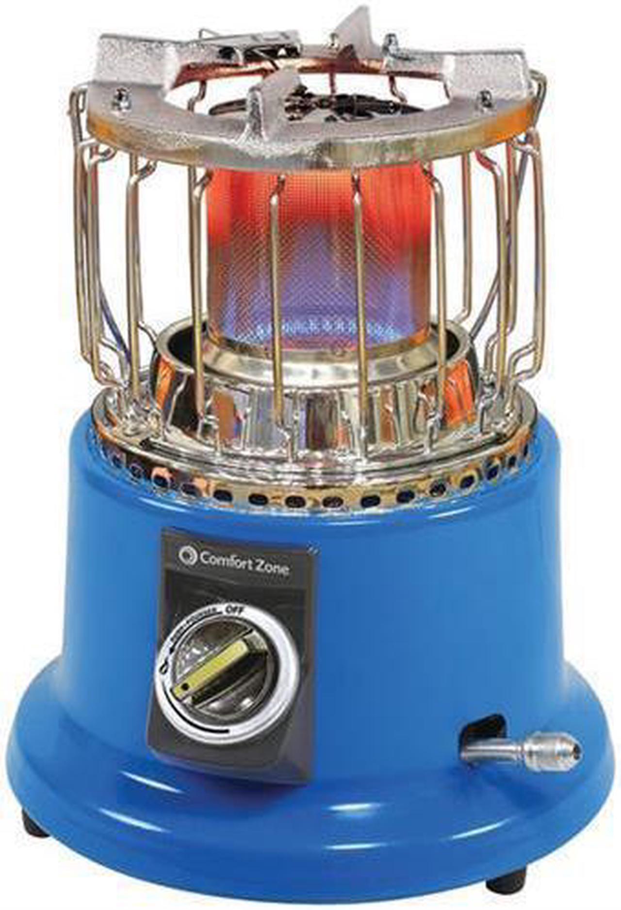 Alt view image 5 of 7 - Comfort Zone, CZPP21, 2 IN 1 PROPANE HEATER / STOVE, The Portable Heating / Cooking Solution For Camping, Hunting Tailgating, Outdoor Activities And Emergencies