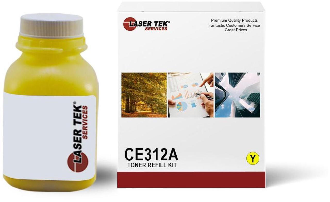 Main image of LTS 126A CE312A Yellow Toner Refill Kit Compatible for HP LJ CP1020 CP1025NW