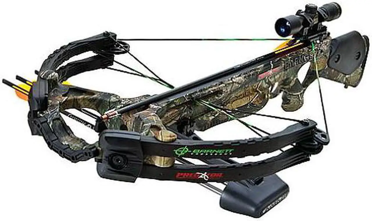 Alt view image 7 of 13 - Barnett 78015 Predator AVI Crossbow Package 4x32 Scope Quiver Bolts