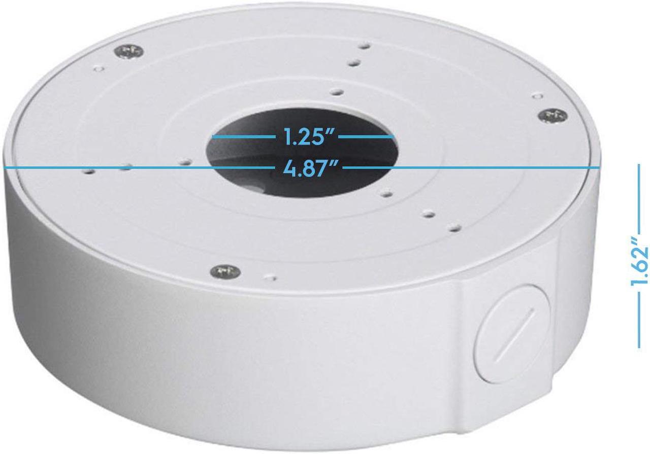 Alt view image 2 of 3 - Amcrest AMCPFA130-E Water-Proof Junction Box for Bullet Cameras, Compatible w/ IP2M-843EB, IP4M-1054EW, IP4M-1055E, IP5M-T1179E, IP8M-T2499E, IP8M-T2599EW, IP8M-2696EW-AI,IP8M-T2669EW-AI & AMC4KDM28
