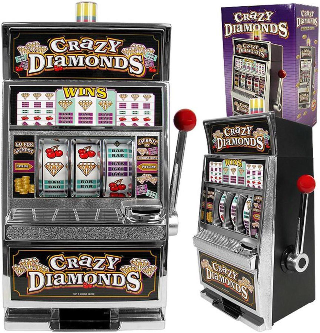 Alt view image 2 of 7 - Trademark Global Crazy Diamonds Slot Machine Bank