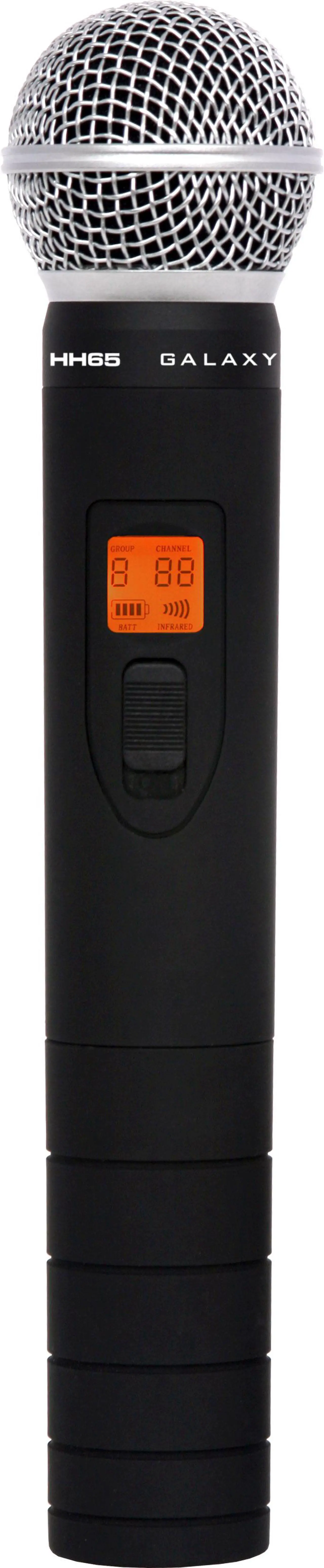 Alt view image 4 of 7 - Galaxy Audio DHXR/HH65 Handheld Wireless Microphone System - D (584-607 MHz)
