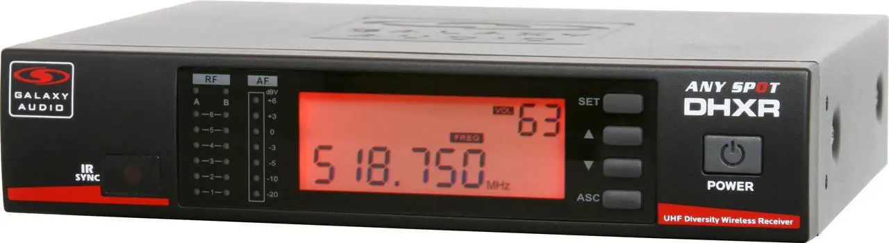 Alt view image 5 of 7 - Galaxy Audio DHXR/HH65 Handheld Wireless Microphone System - D (584-607 MHz)