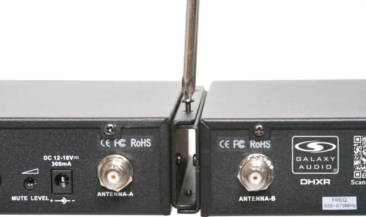 Alt view image 7 of 7 - Galaxy Audio DHXR/HH65 Handheld Wireless Microphone System - D (584-607 MHz)