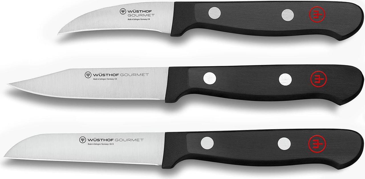 Wusthof Gourmet Three Piece Paring Knife Set