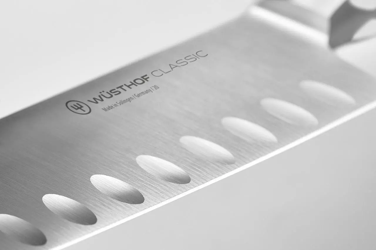Alt view image 2 of 4 - Wusthof Classic White 5 Inch Santoku Knife