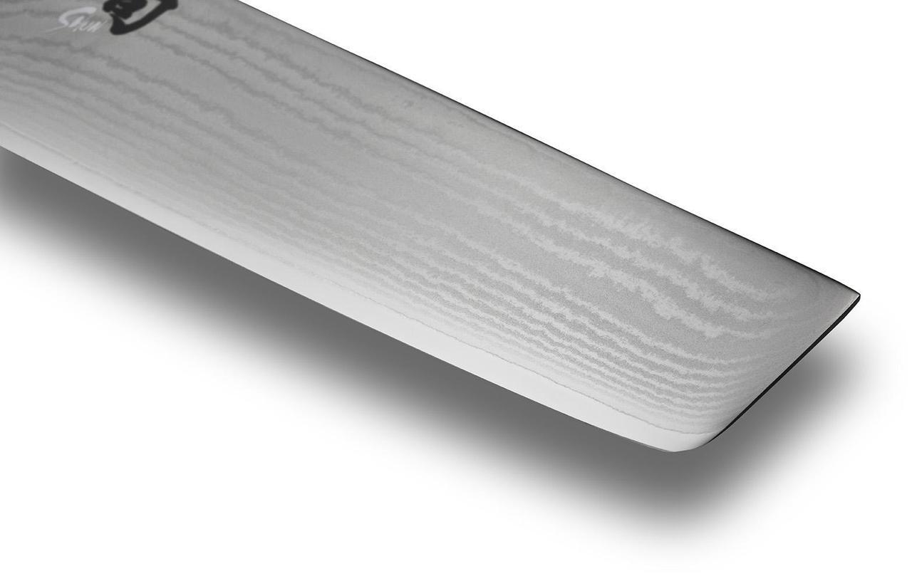 Alt view image 12 of 15 - Shun 6.5-in. Classic Nakiri Vegetable Knife
