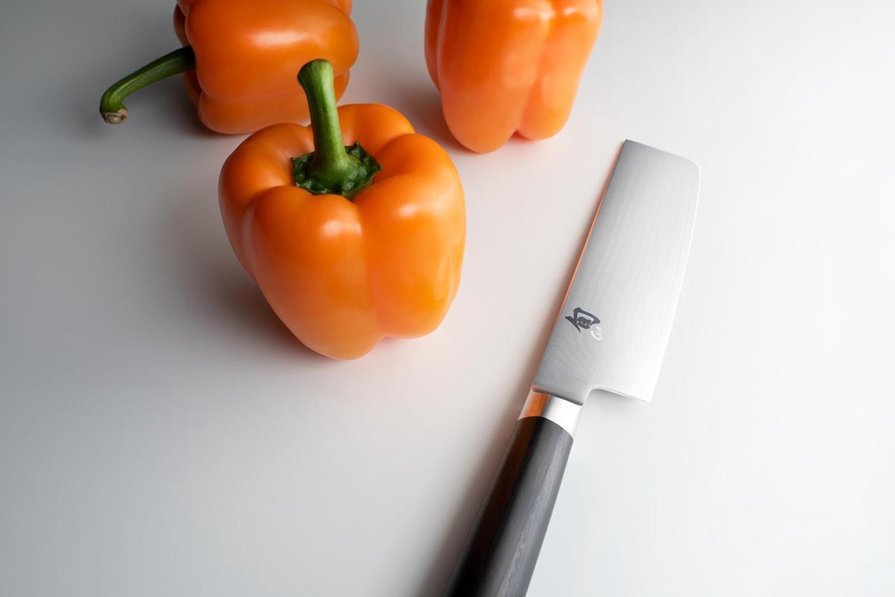 Alt view image 14 of 15 - Shun 6.5-in. Classic Nakiri Vegetable Knife