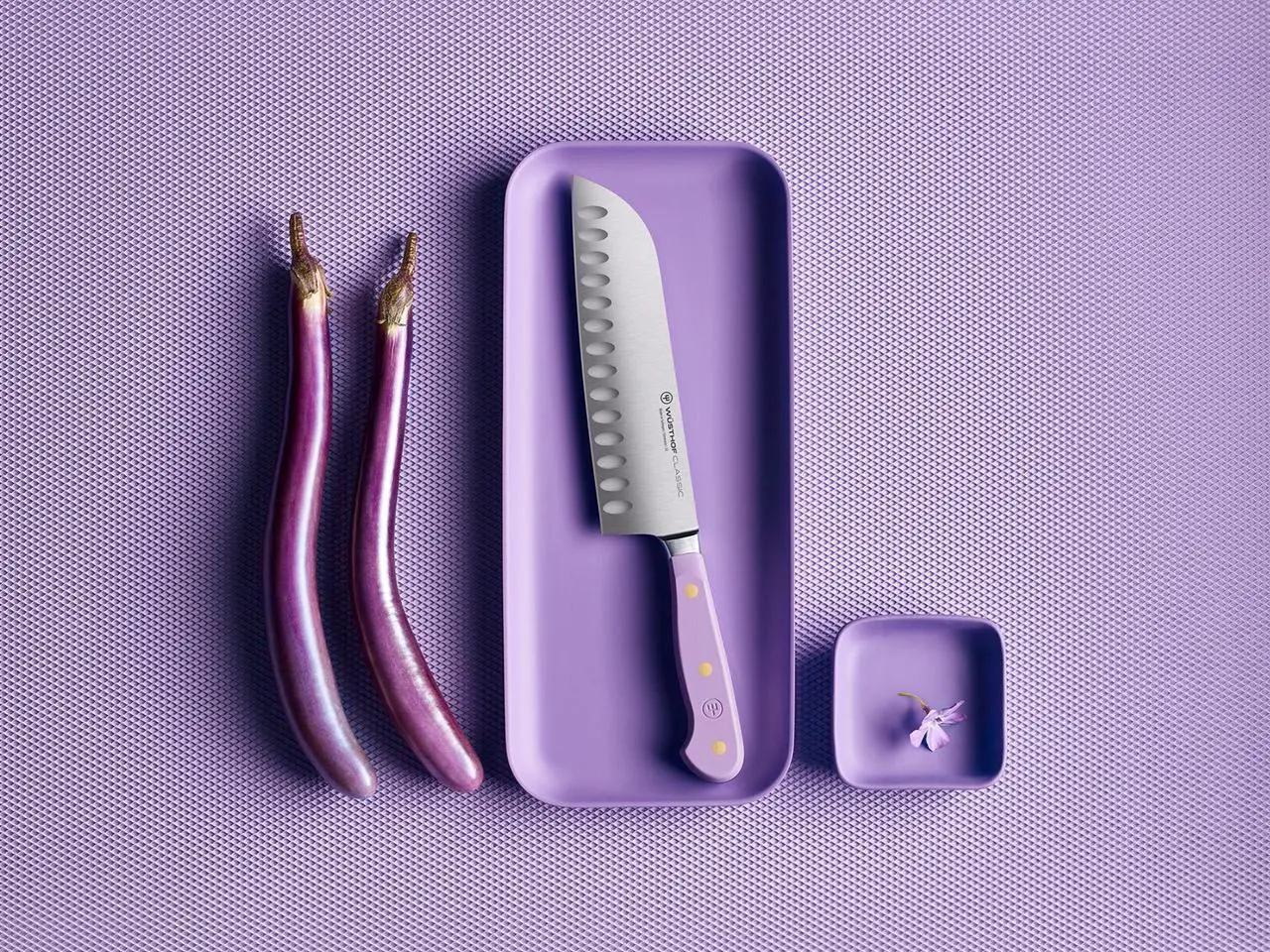 Alt view image 5 of 5 - Wusthof Classic 7-Inch Santoku Knife, Purple Yam