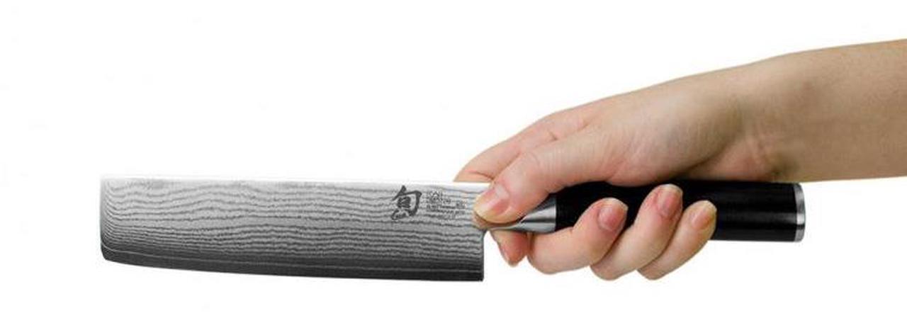 Alt view image 4 of 15 - Shun 6.5-in. Classic Nakiri Vegetable Knife
