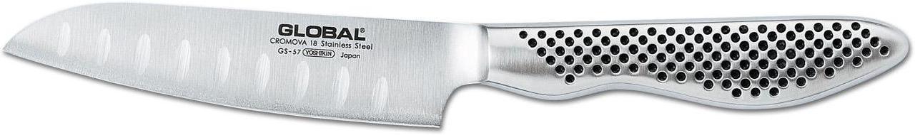 Global 4 Inch Hollow Ground Santoku Knife