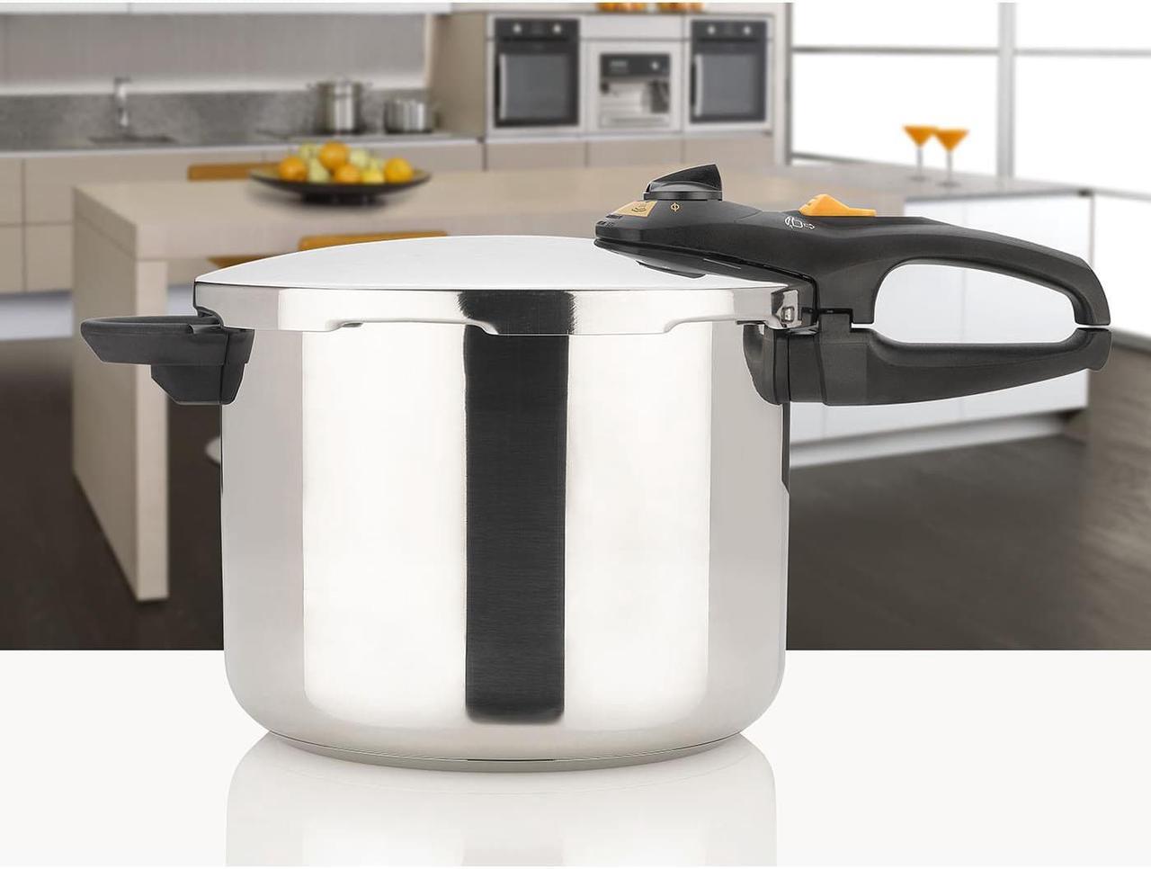 Alt view image 9 of 9 - Fagor Duo Stainless Steel 8 Quart Pressure Cooker 918060787