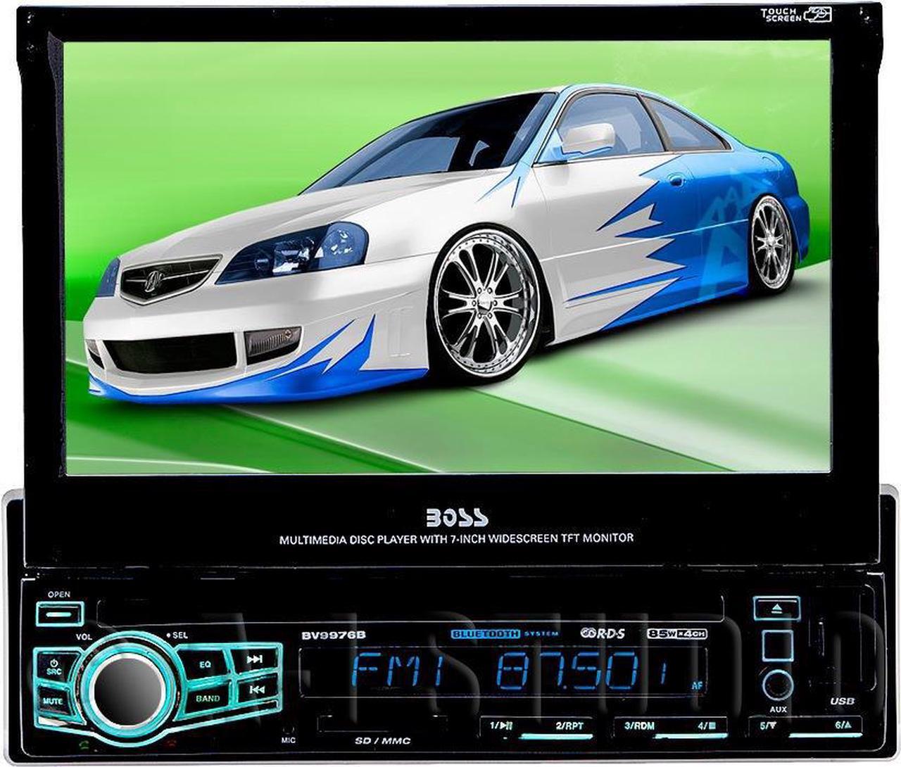 Alt view image 4 of 20 - Boss Audio BV9976B 7" Touchscreen Single-Din DVD w/ Bluetooth