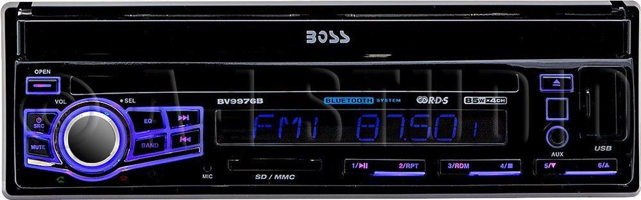 Alt view image 5 of 20 - Boss Audio BV9976B 7" Touchscreen Single-Din DVD w/ Bluetooth