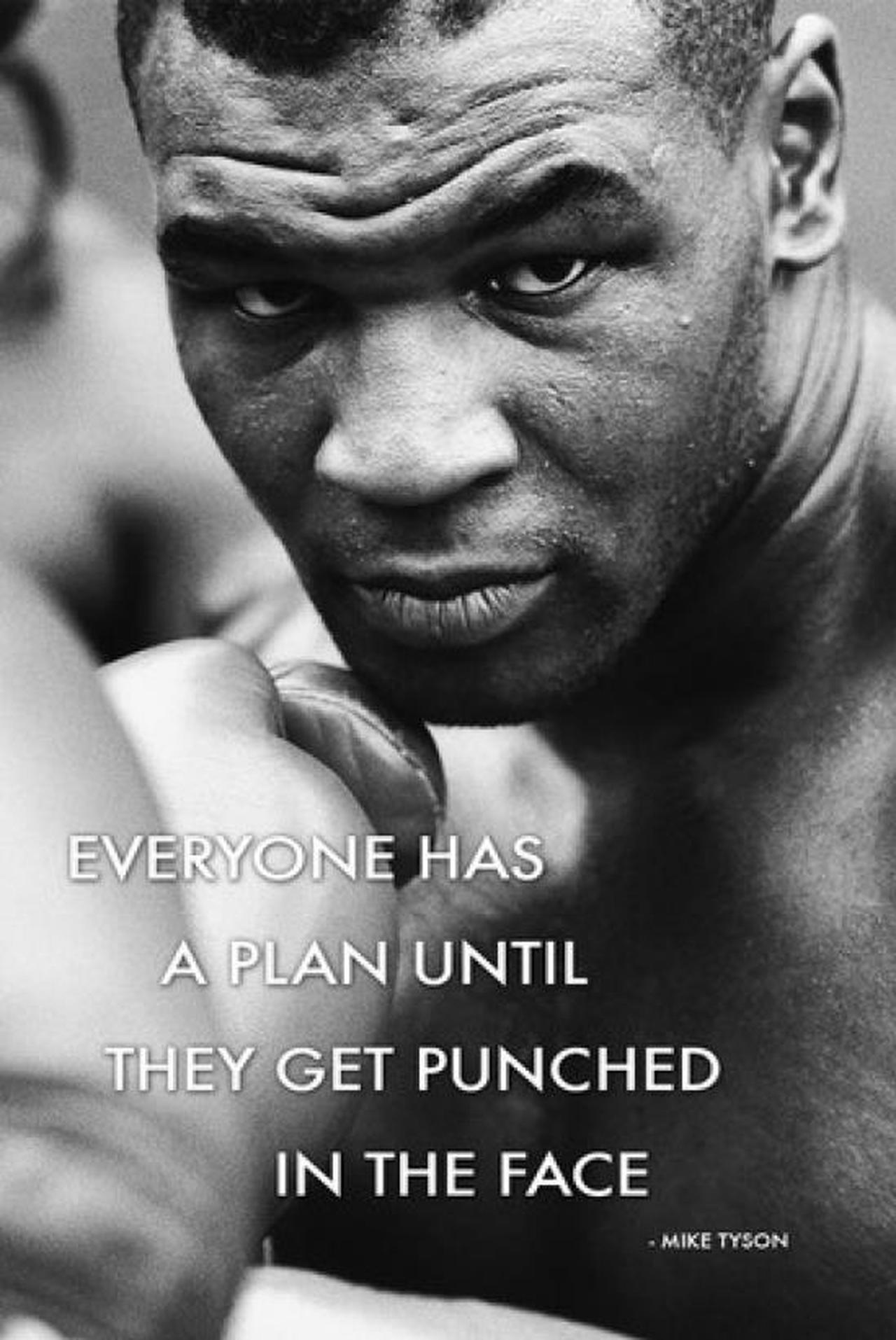 Main image of Mike Tyson Quote Poster Print (24 x 36)