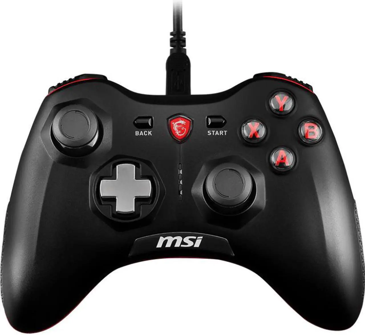 Alt view image 2 of 6 - MSI AC Force GC20 GAMING Controller Wired 2m USB PC Android devices PS3