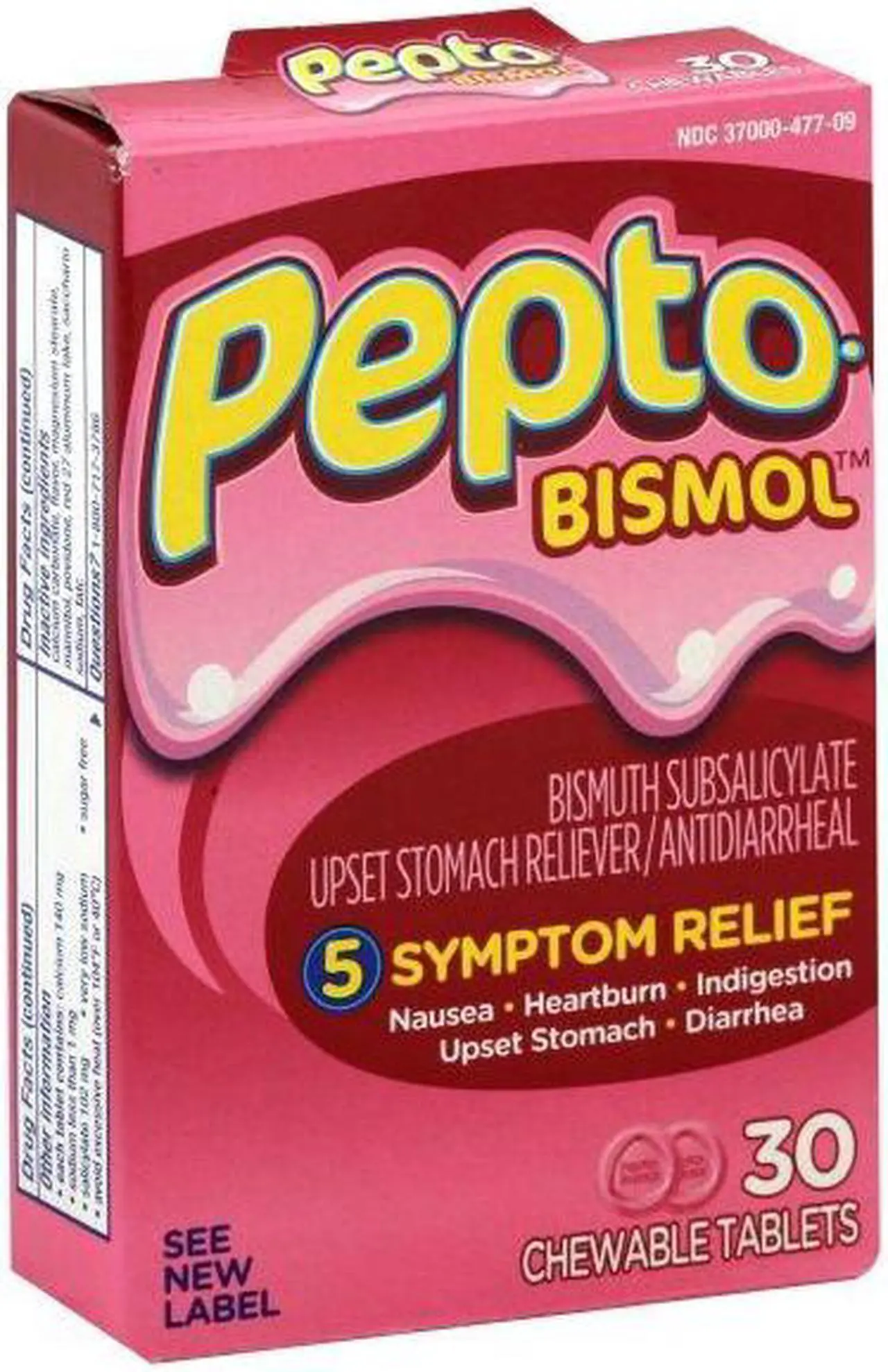 Alt view image 3 of 16 - Pepto-Bismol Chewable Tablets Original - 30 ct