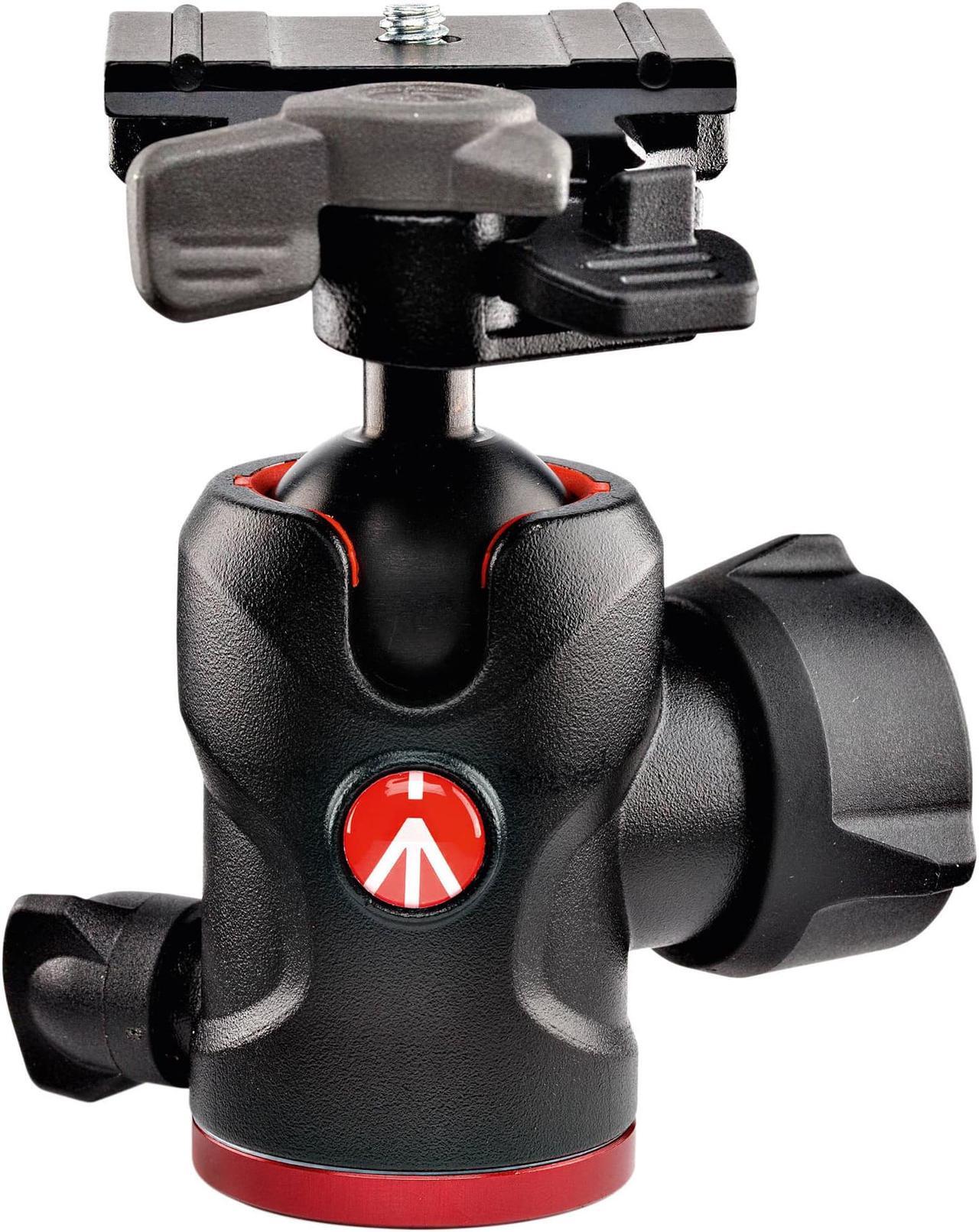 Alt view image 5 of 16 - Manfrotto 494 Aluminum Center Ball Head with 200PL-PRO Quick Release Plate, 3.9" Height, 17.6 lbs Capacity