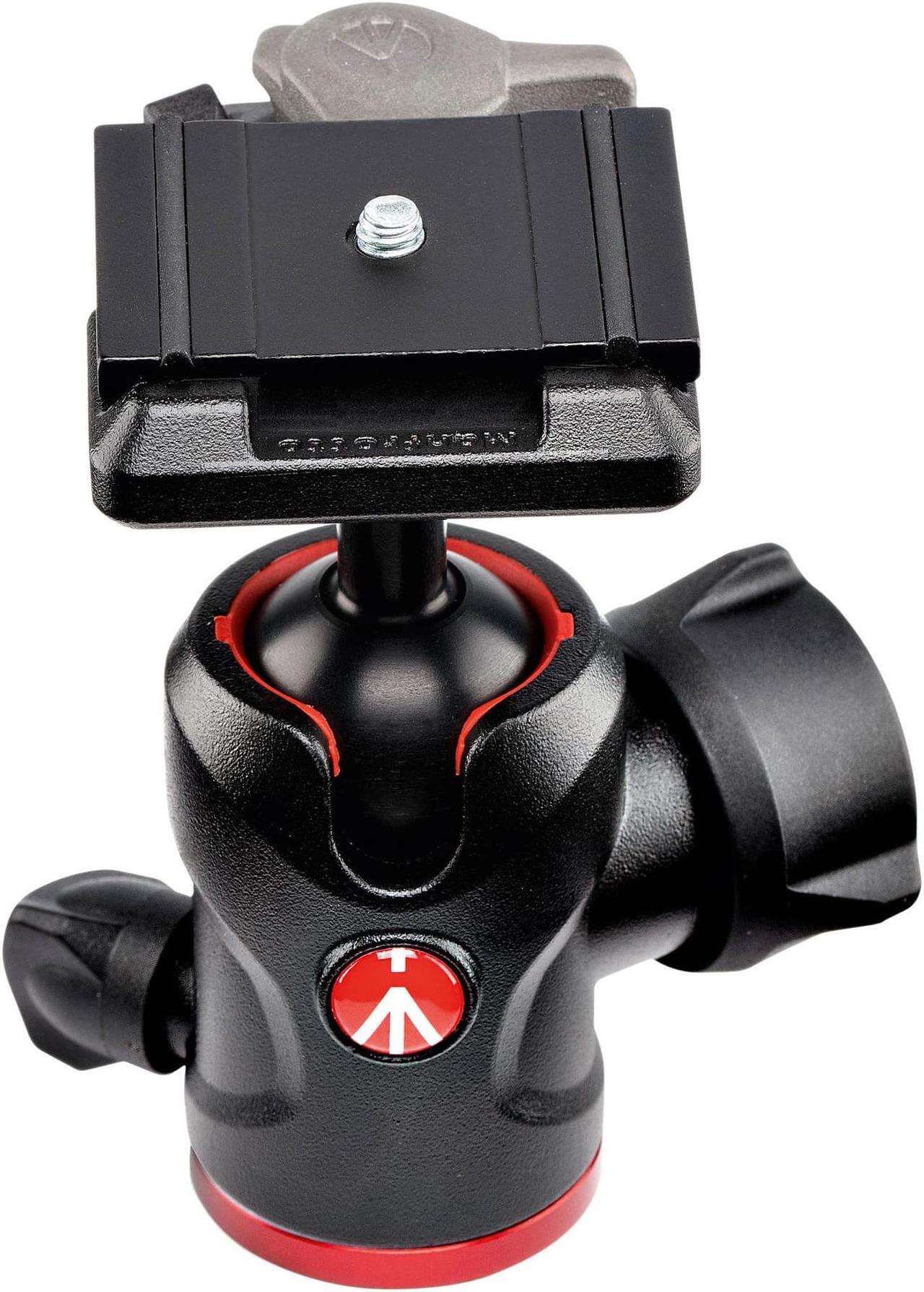 Alt view image 8 of 16 - Manfrotto 494 Aluminum Center Ball Head with 200PL-PRO Quick Release Plate, 3.9" Height, 17.6 lbs Capacity
