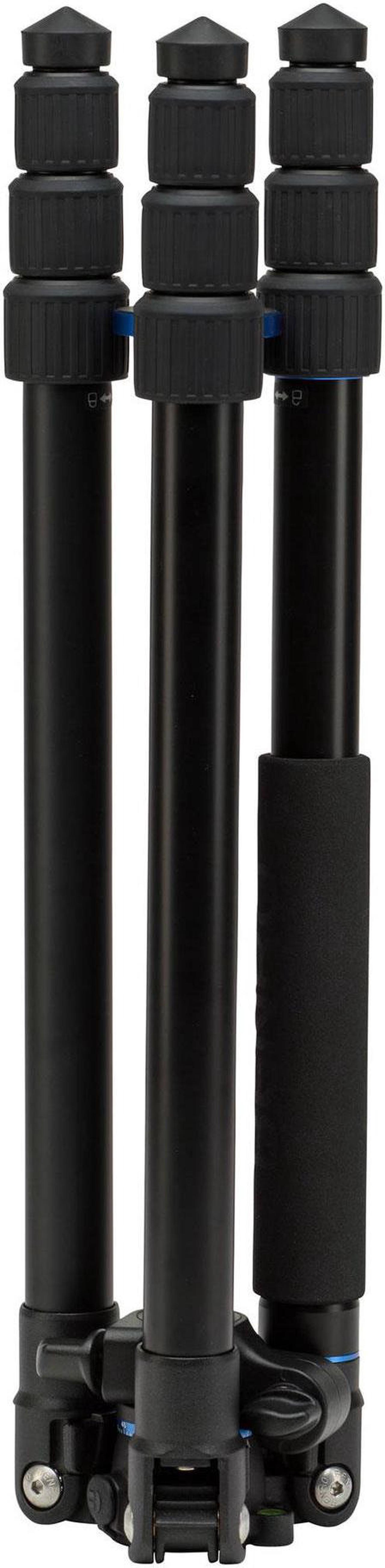 Alt view image 4 of 20 - Benro Go Plus FGP28A 4-Section Al Travel Tripod with Monopod, 65.2" Height