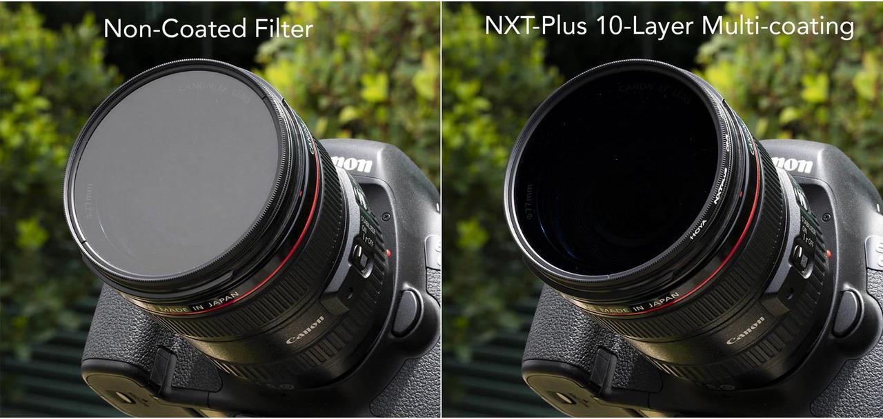 Alt view image 10 of 20 - Hoya NXT Plus 77mm 10-Layer HMC Multi-Coated Circular Polarizer Lens Filter