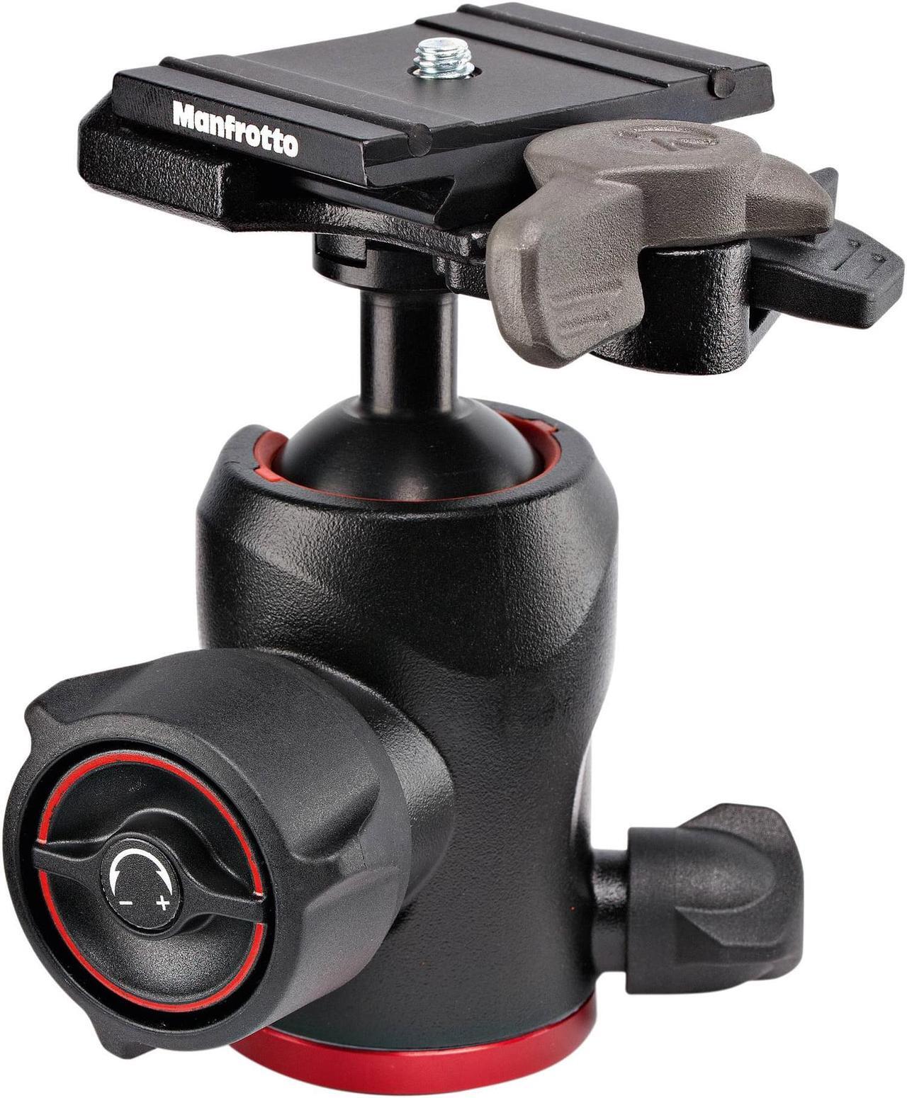 Alt view image 7 of 16 - Manfrotto 494 Aluminum Center Ball Head with 200PL-PRO Quick Release Plate, 3.9" Height, 17.6 lbs Capacity