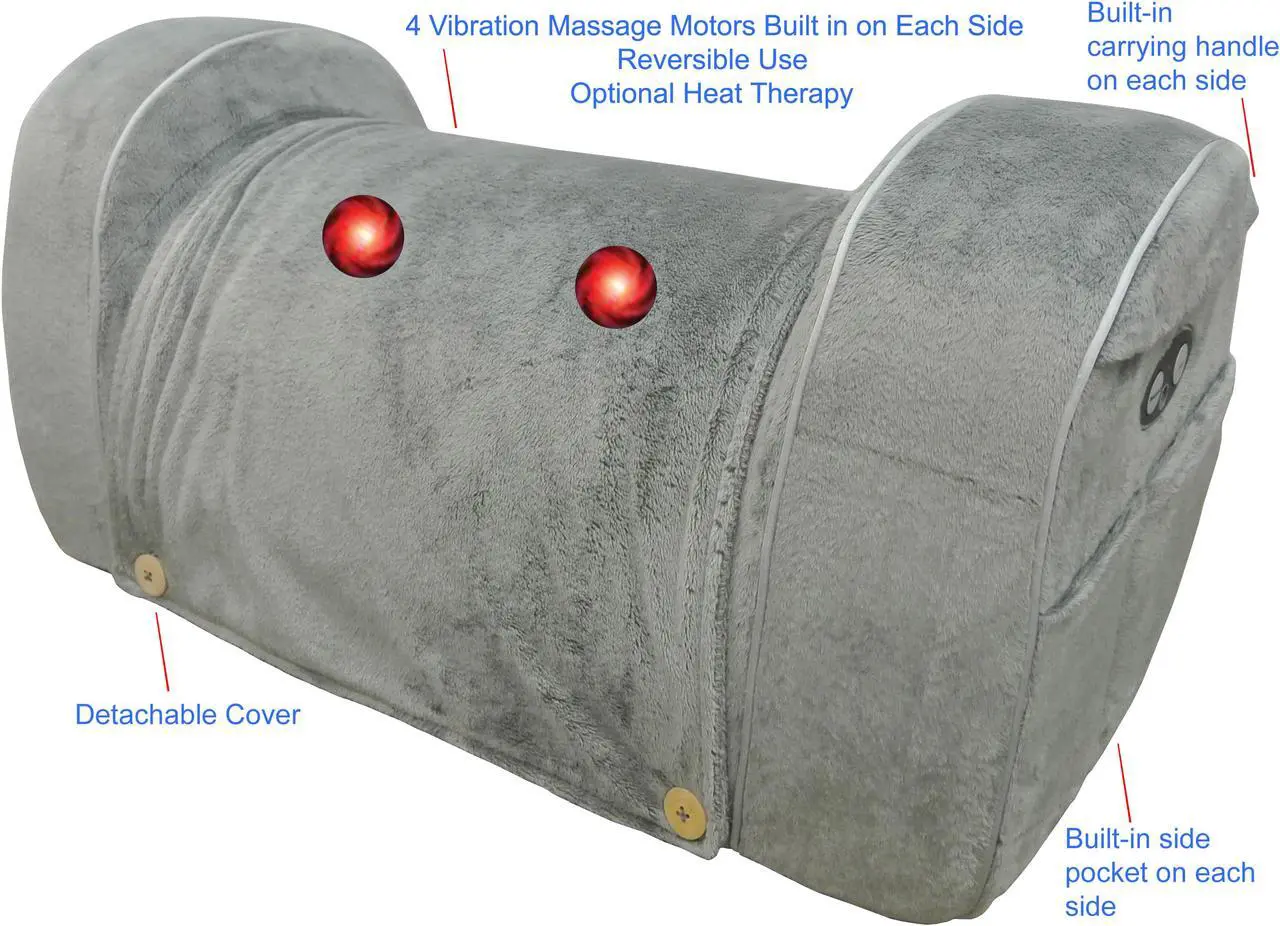 Alt view image 4 of 6 - Carepeutic KH285 Knee Rest Wedge with Heated Comfort Massage