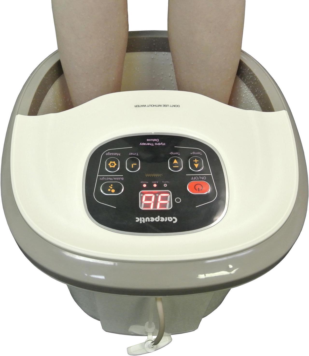 Alt view image 2 of 7 - Carepeutic Deluxe Foot and Leg Spa Bath Massager