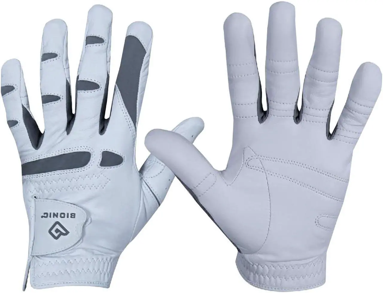 Alt view image 2 of 3 - Bionic Men's Cadet Left Hand Performance Grip Pro Golf Glove - Large - White