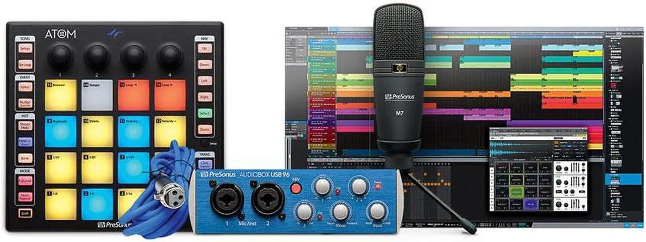Alt view image 6 of 13 - PreSonus ATOM Producer Lab Complete Production Kit