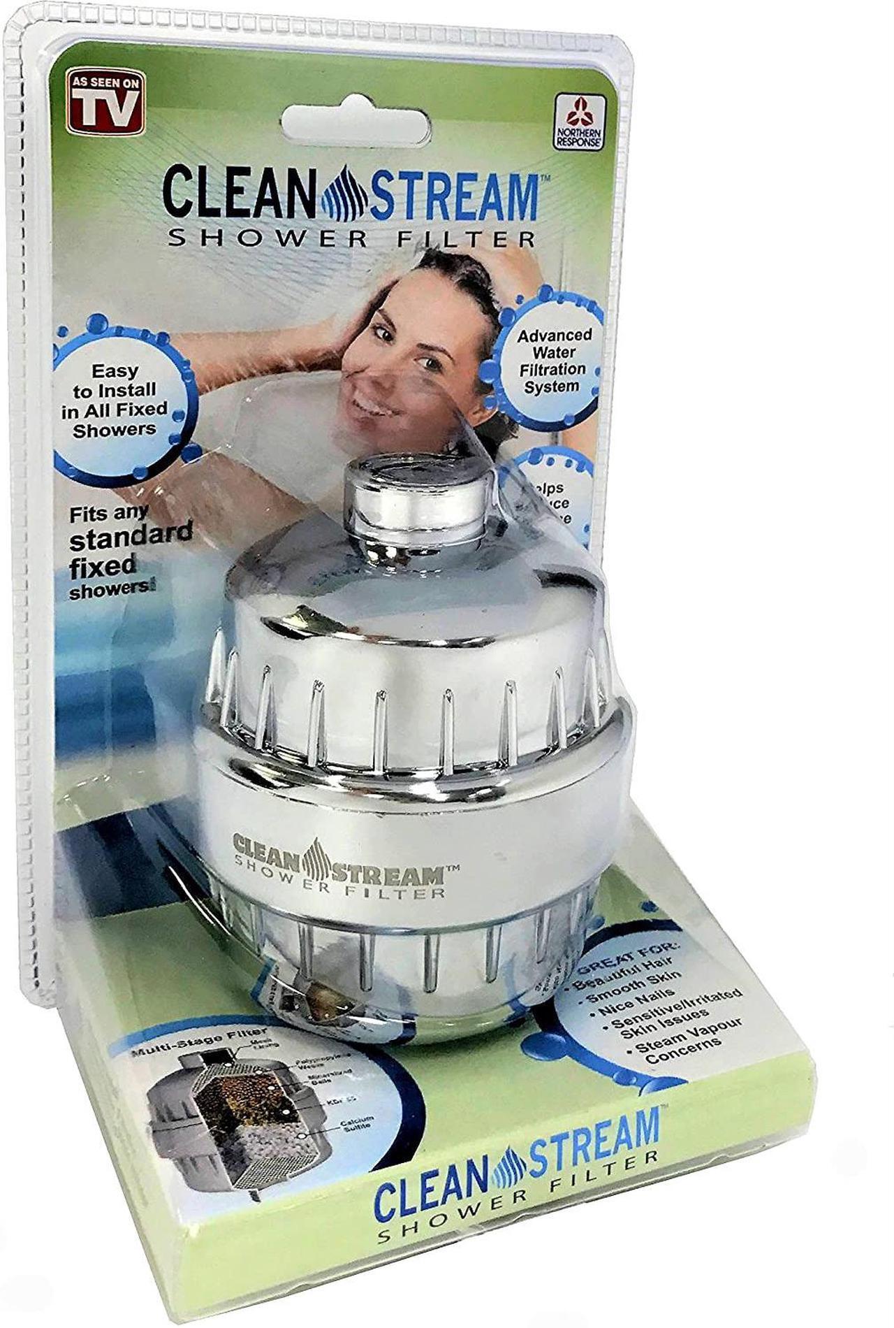 Alt view image 2 of 7 - Clean Stream Shower Head with Shower Filter